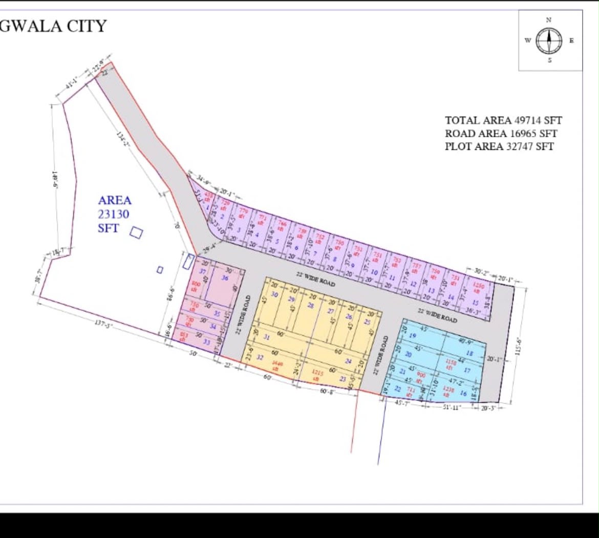 Gwala City Map